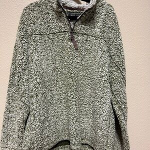 True Grit Sage Green Sherpa Jacket